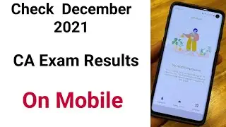How to Check CA Exam results. on Mobile ] CA Results Kaise Check kare Phone Pr ] CA Final Foundation