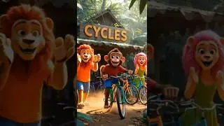 Jungle Mein Cycle Business 🦁🚲 |#shorts #youtube #trending