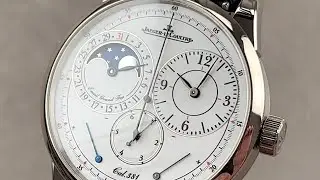 Jaeger-LeCoultre Duometre Quantieme Lunaire Grand Feu Enamel Q60435E1 Jaeger-LeCoultre Watch Review