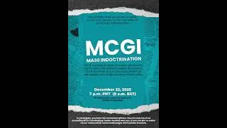 You're invited to MCGI Mass Indoctrination on December 22, 2025