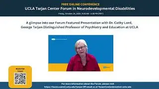 2025 Tarjan Center Annual Forum Teaser featuring Dr. Catherine Lord
