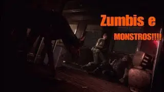 RESIDENT EVIL 0 - ZUMBIS E MONSTROS!!!!!!!