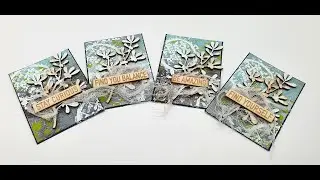 ISPIRAZIONE CREATIVA PER YUPPLA - ATC CON BASE GEL PRESS  --- MIXED MEDIA TUTORIAL