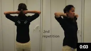 NUH Physiotherapy - Scapular Retraction (with hands behind head)