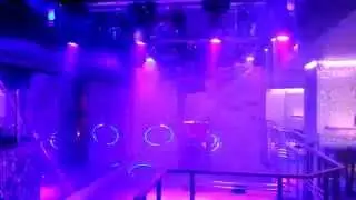 Fast preview of DMX Music Visualization show in Music Club Zlatý Strom