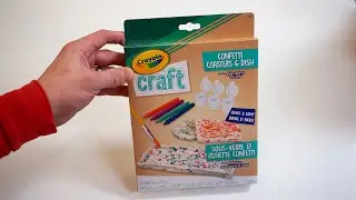 Create & Play Everyday with Crayola Craft Confetti Kit!