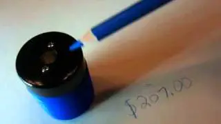 The expensive sharpener! (ASMR whisper)