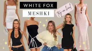 WHITE FOX + MESHKI TRY-ON HAUL | Elegant Summer Must-Haves💛