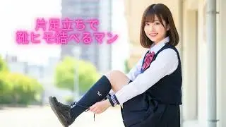 【Suno AI】片足立ちで靴ヒモ結べるマン【アイドルソング】