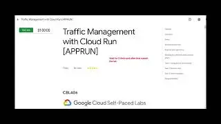 Traffic Management with Cloud Run APPRUN