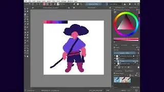 A Pirate Man - Speed Draw (Pixel Art #1)