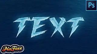 Ice Text Effect in Photoshop | PixFixx