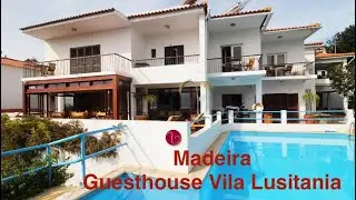 Vila Lusitania guesthouse, Funchal, Madeira, Portugal. The review. Room, breakfast, territory, pool