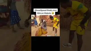 iShowSpeed finally met African Robots 😂#ishowspeedclipz