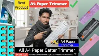 A4 Paper Catter Trimmer / Paper Catter / Best Photo Cutter / Leminetion Cutter / Passport Photo Cut