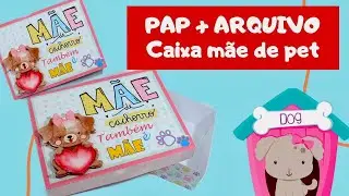 PAP + ARQUIVO M&Atilde;E DE PET MOLDE EM PDF PARA TESOURETES