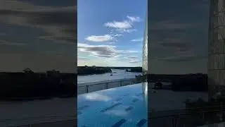 Crown tower residence roof top pool , Sydney