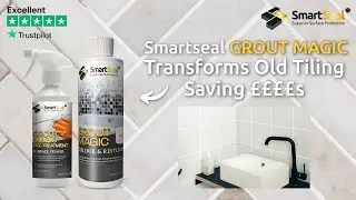 Grout Magic - grout paint and coloured grout sealer gives wall and floor tiles a makeover