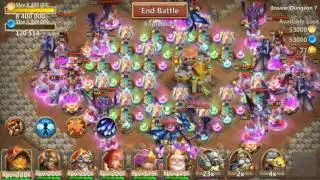 Castle Clash INSANE DUNGEONS 7-1 TO 7-10 (HOW IT LOOKS) FIRST VIDEO ON YT WITH 7-10!!!