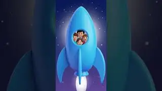 Learn Rainbow Colors for Kids | 🌈 Color Rockets | GiggleX Galaxyy 🚀 #cartoon #kids #kidslearning #ai