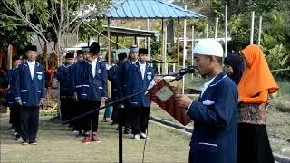 PEMBACAAN DOA SAAT UPACARA 17 AGUSTUS 2018 DI PESANTREN ALAM