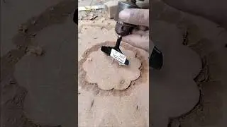 A drill bit for carving flower patterns in wood?
