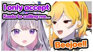 Biboo only accept Kaela to calling her 