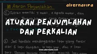 Kaidah Pencacahan : Aturan Penjumlahan dan Perkalian | Pengetahuan Kuantitatif | Alternatifa