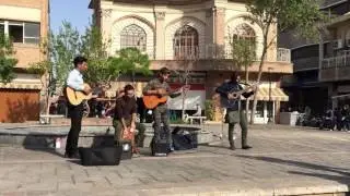 Gipsy kings cover music in marvi street in tehran