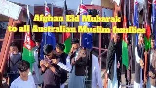 ￼EP 71 Afghan praying ￼￼first day of Eid Mubarak in Dandenong Melbourne Australia.