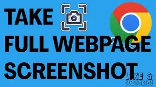 Как сделать снимок экрана всей веб-страницы | Скриншот всей страницы в Chrome | Скриншот веб-стра...