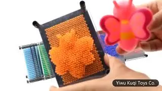 How to use 3d pin art finger print scupture ?
