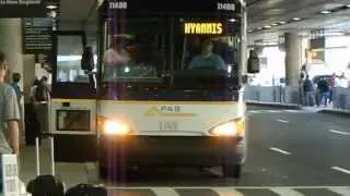 Plymouth & Brockton 2011 MCI D4505 #11406 to Hyannis Leaving Terminal A @ Logan Intl. Airport