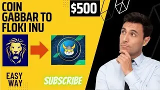 How To Convert Coin GABBAR Token to Floki Inu Easy And Simple Way Watch The Full Video New Update
