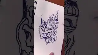 A thinking-free activity&hellip; #doodleart #inkdrawing #art #ink #pendrawing #doodle #doodles #quickdoodle