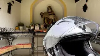 Biker mit dem Segen der Muttergottes