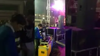 DJ PAL Events Bulandshahr front truss with line array setup
