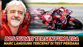 MARC MARQUEZ RAJAI LINTASAN SEPANG🔥BOS DUCATI SENYUM LEGA DESMOSEDICI GP26 BUAS DI TANGAN YANG TEPAT