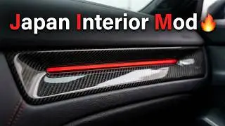 Модернизация FL5 Civic Type R: установка карбоновой дверной панели из Японии #honda #fl5 #typeR #...