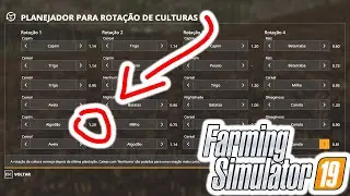 SEASONS | Rota&ccedil;&atilde;o de culturas - Planejador para rota&ccedil;&atilde;o de culturas | FARMING SIMULATOR 19