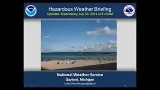 Hazardous Weather Briefing for Wednesday, July 2nd, 2014