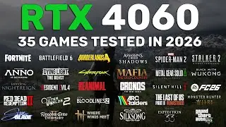 RTX 4060 in 2026 - Test in 35 Games - 1080p - 1440p