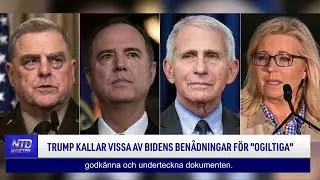 Trump kallar vissa av Bidens ben&aring;dningar f&ouml;r &rdquo;ogiltiga&rdquo; | NTD NYHETER