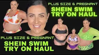 Shein Swim Try On Haul - Plus Size and Pregnant + confidence chat