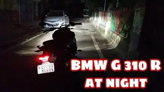 2021 BMW G310R at night | BMW LEDs