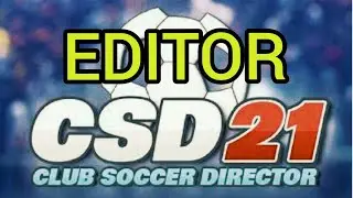 Club Soccer Director 2021 Editor - how to use csd editor?