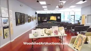 Woodshed Art Auctions Preview Exhibition at  500 Gallery, Franklin MA