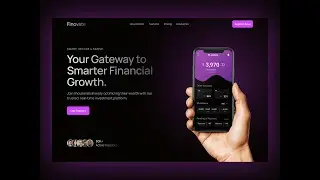 Financial Technology Landing Page - Fintech Website Design UI/UX  #penolab #fintechsolutions