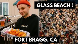The BEST Pizza in Fort Bragg ? | Glass Beach | Noyo Fish Company | Fort Bragg Part 2