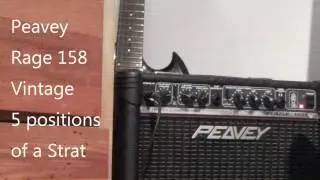 Peavey Rage 158 with HSS strat demo